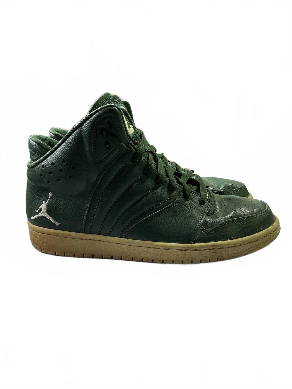 Nike Jordan 1 Flight 4  Green High Top 23 Sneakers Size 9