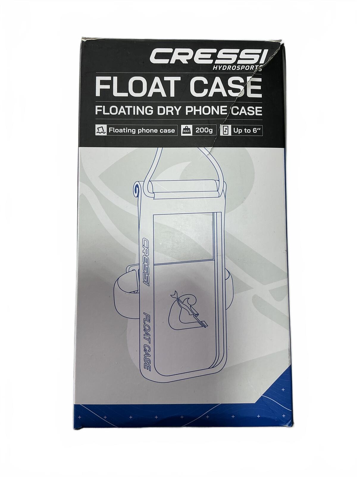 Cressi Float Case Floating Dry Phone Case Up to 6 Inch Phones Black