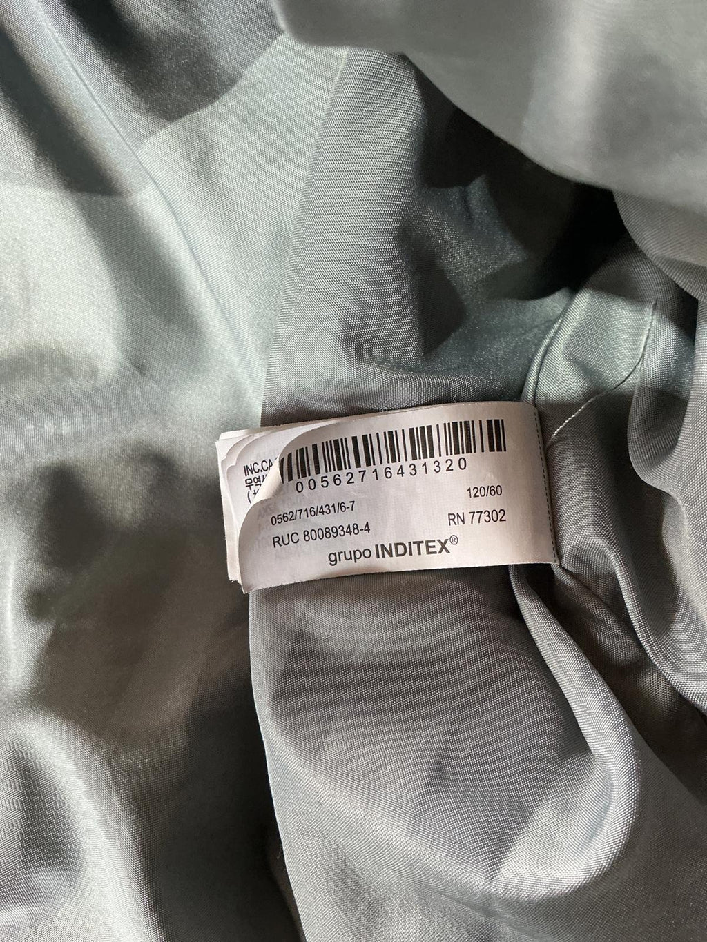 Zara Quilted Jacket Light Grey Size 6/7 Warm Comfortable Stylish