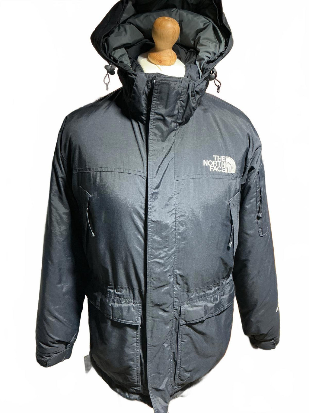 The North Face Men's Parka Hyvent Waterproof Goosedown Insulation Large Black VG