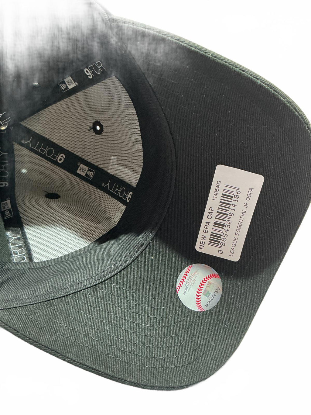 New Era 9FORTY Adjustable LA Baseball Cap Black White Classic Style