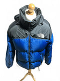 The North Face Men's Blue and Black Down Puffer Jacket