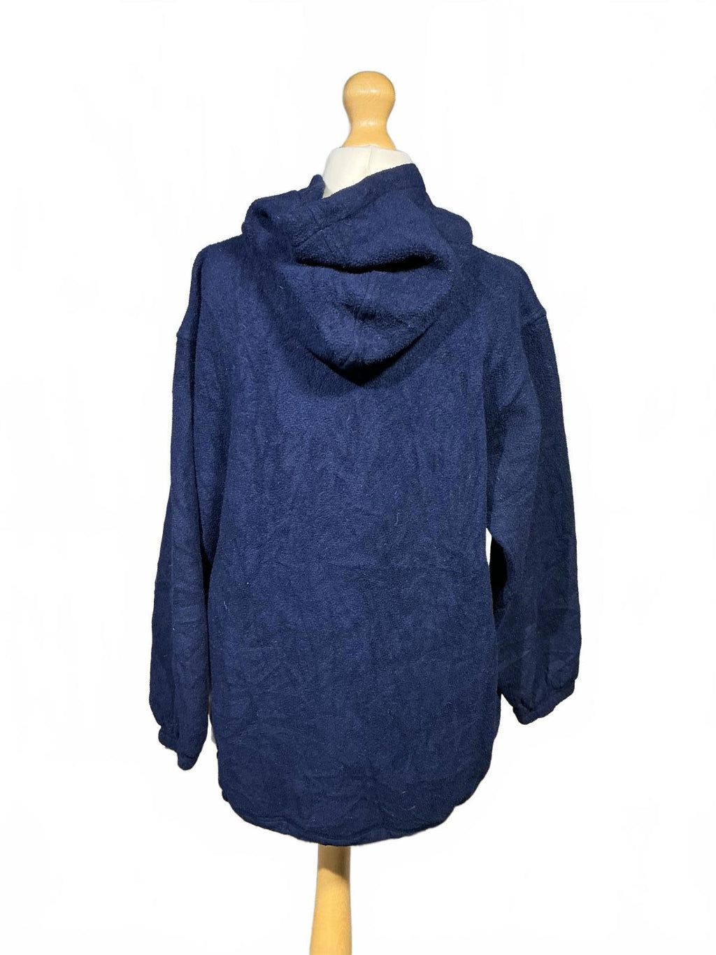 Navy Blue Fleece Women's Hoodie Sweatshirt