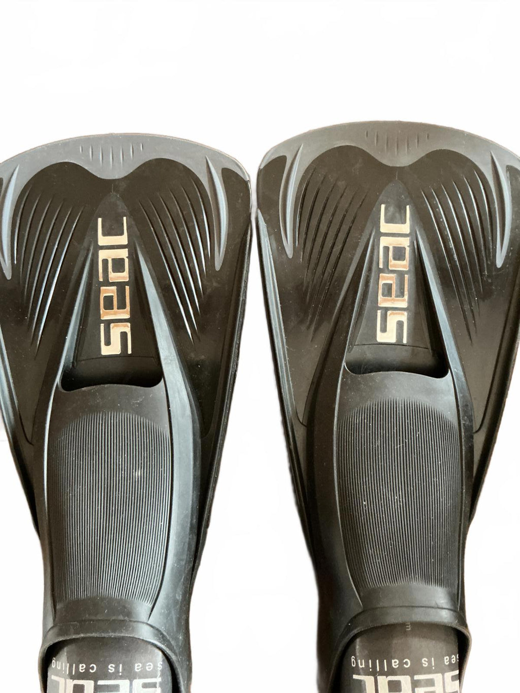 SEAC Speed S Black Snorkeling Fins Size 38-39 UK 5 1/2 - 6 1/2