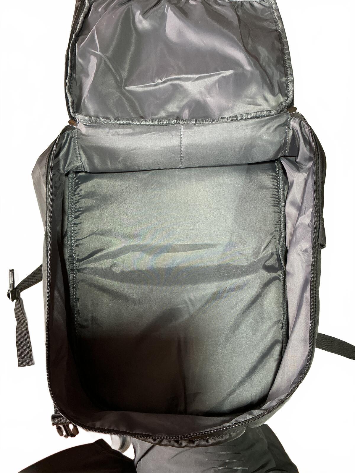 Large Black Nylon Travel Backpack Rucksack Laptop Daypack Adjustable 40*30*20