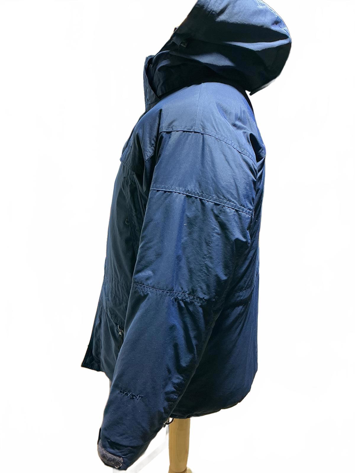 The North Face Men's Blue Puffer Jacket with Hood