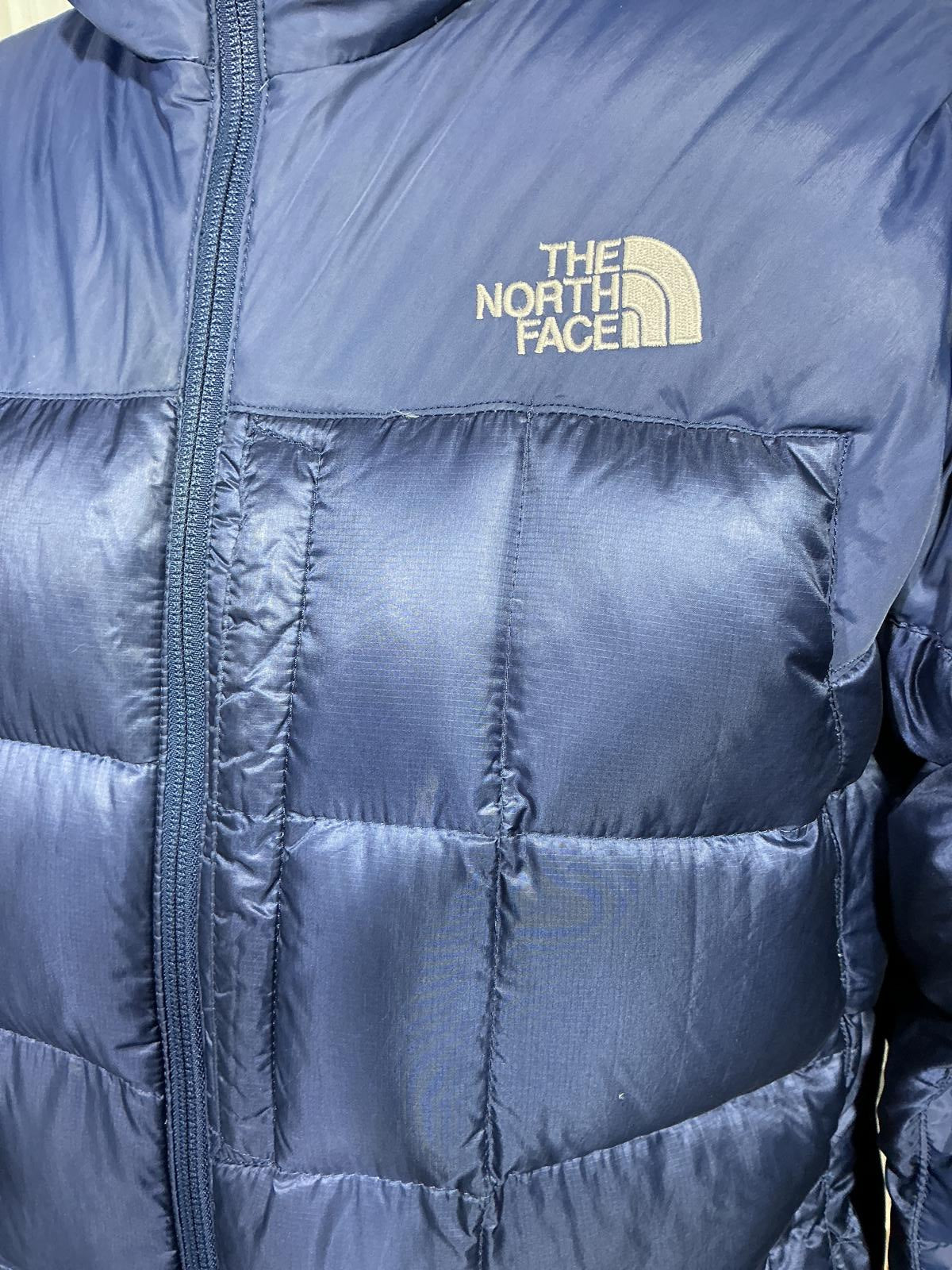 The North Face Men's Navy Blue Summit Series Puffer Jacket with Hood