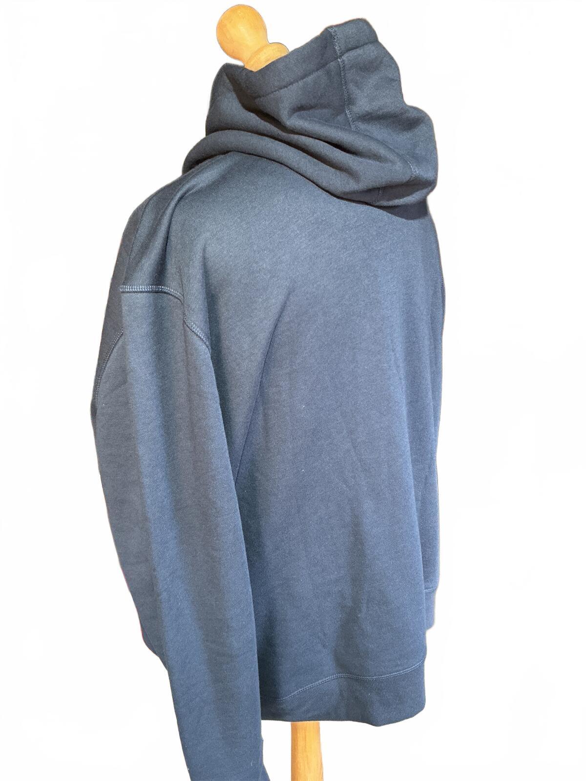 Men's Regular 3Xl Blue Zip Hoodie & 4XL V-Neck Sweater Set Comfortable Casual