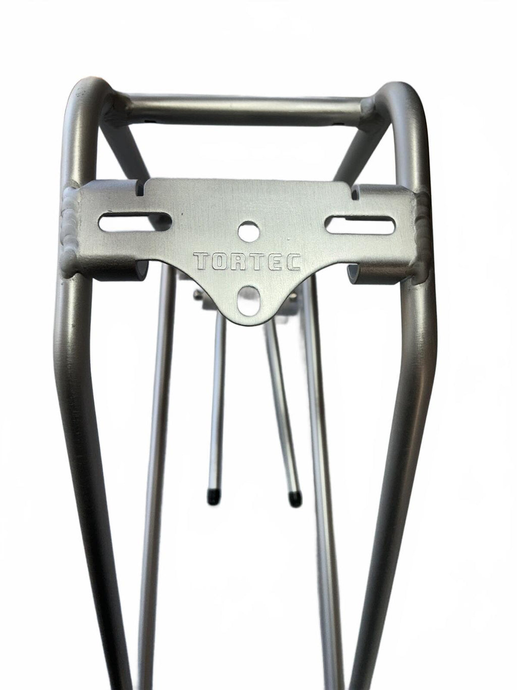 Tortes Silver Bicycle Rear Rack Carrier - Durable Lightweight Metal Max 25 kg