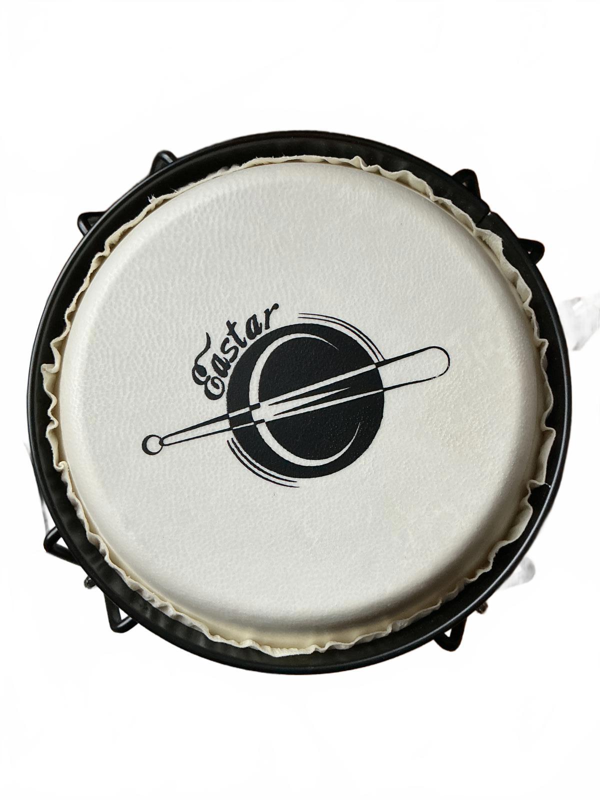 Easter Ebo1 Bongo Drums Set Wood 6 and 7
