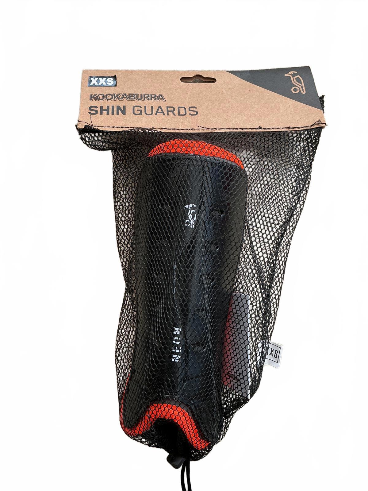 Kookaburra Neon Black Hockey Shin Guards XX-Small