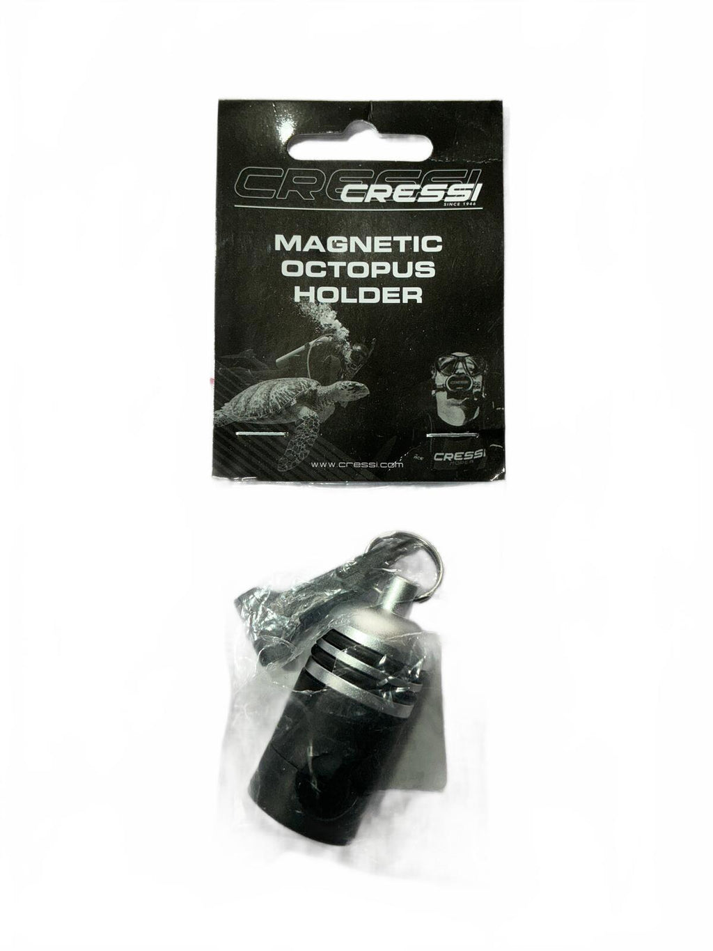 Cressi Magnetic Octopus Holder 2.2 x 1 Inches Sturdy Snap Hook