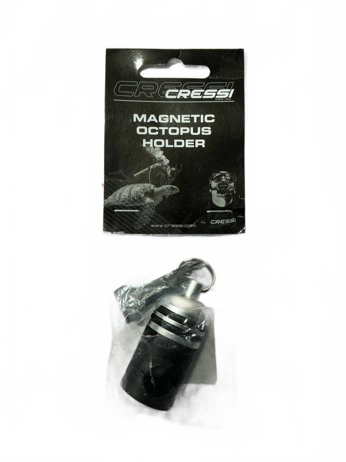 Cressi Magnetic Octopus Holder 2.2 x 1 Inches Sturdy Snap Hook