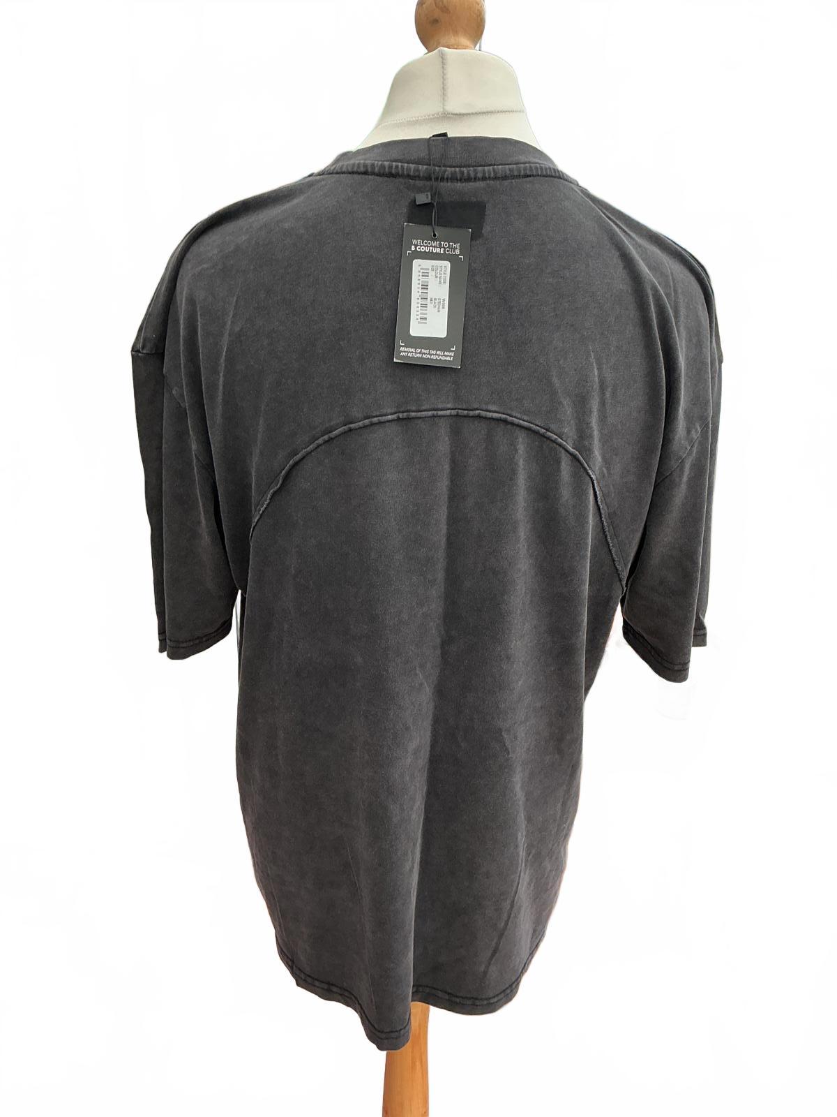 Couture Dept. Black Oversized T-Shirt Size Regular M