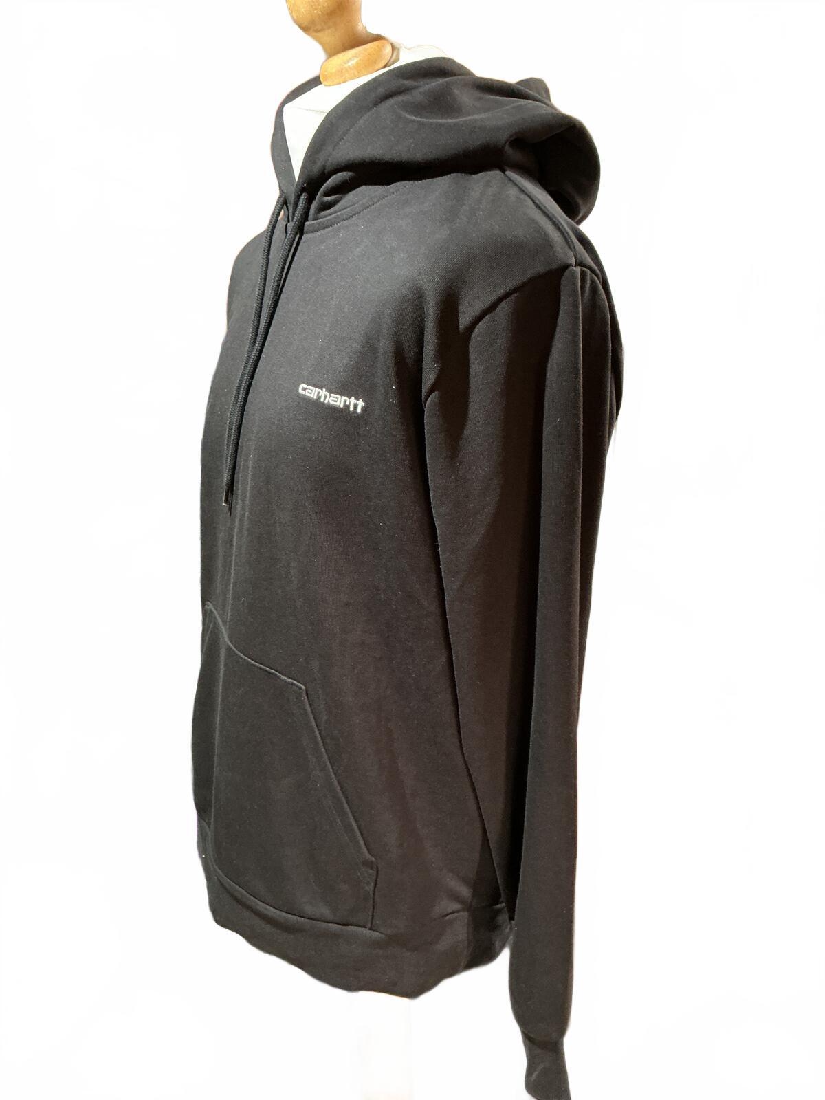 Carhartt Black Hoodie Sweatshirt Size Regular XL Classic Casual Style