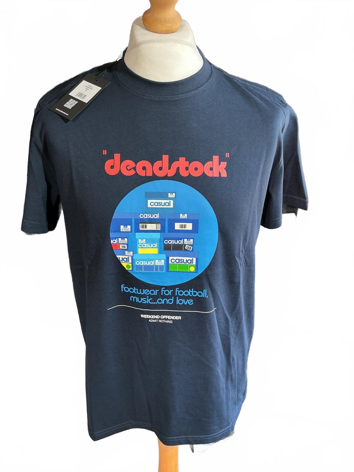 Weekend Offender Deadstock Casual Football Graphic T-Shirt Size M