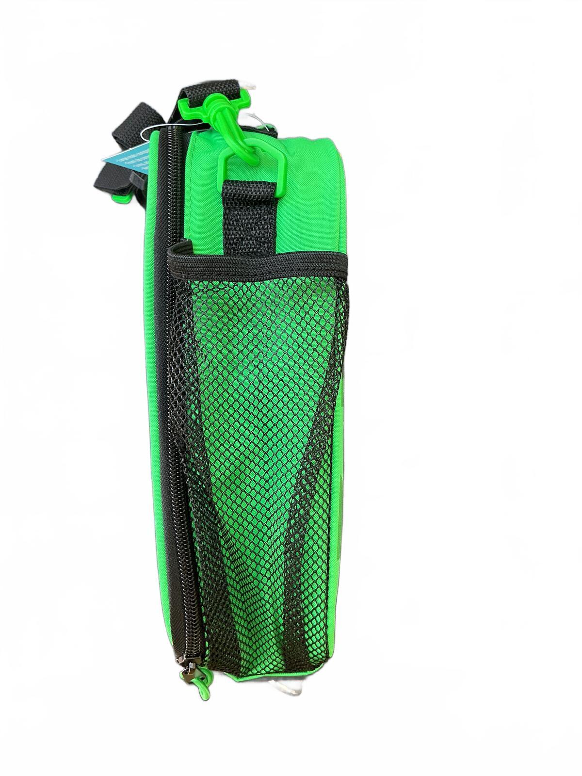 Tinc Green Camouflage Lunch Bag with Fun Character Design - Compact Size