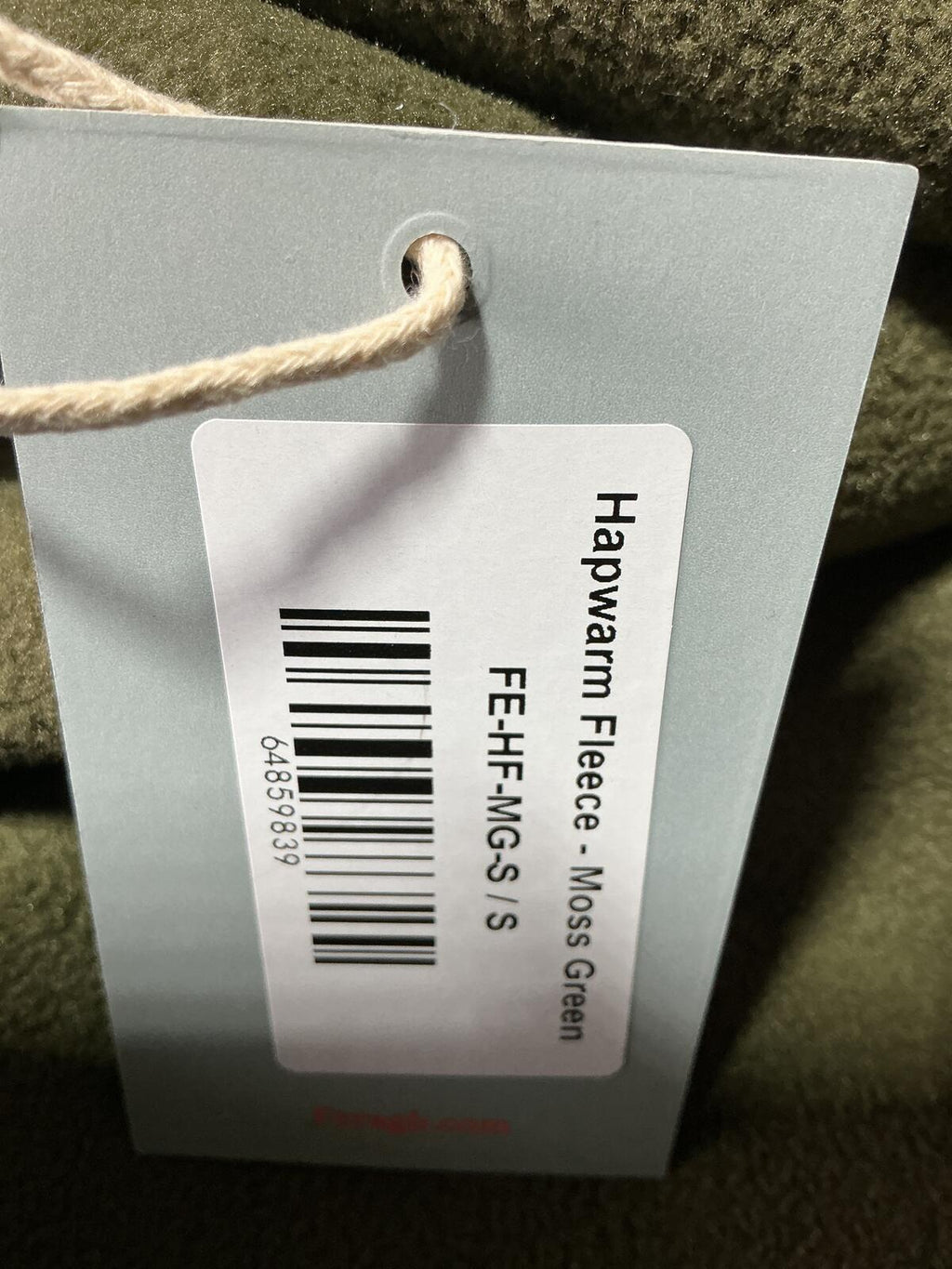 Fera Hapwarm Olive Green Fleece Jacket Size Regular S Warm Casual Outerwear