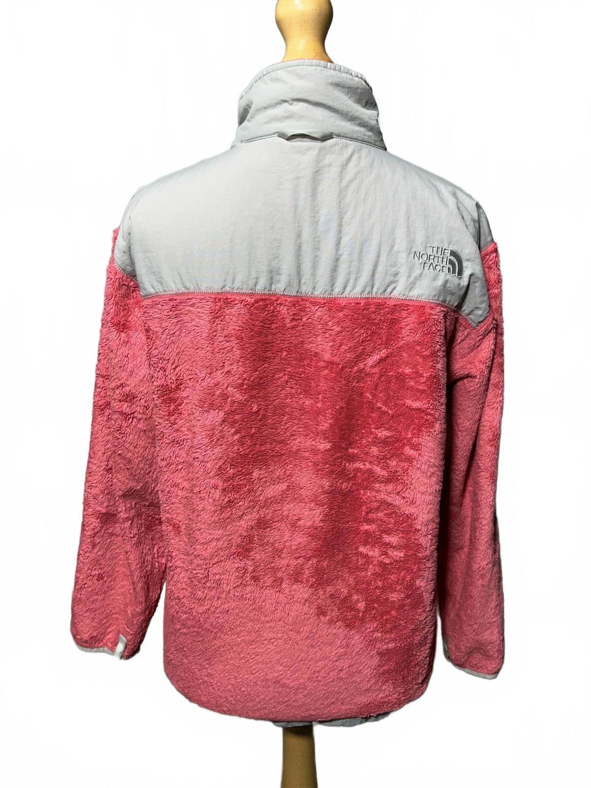 The North Face Girls Pink and Grey Fleece Jacket