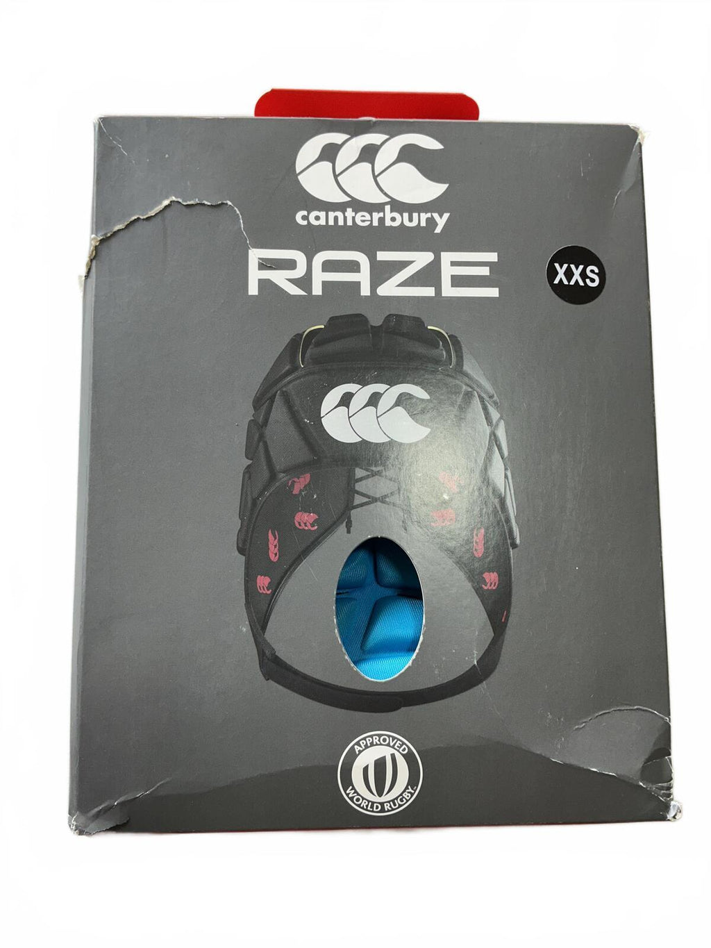 Canterbury Raze Headgear Protective Rugby Helmet Blue Size XXS