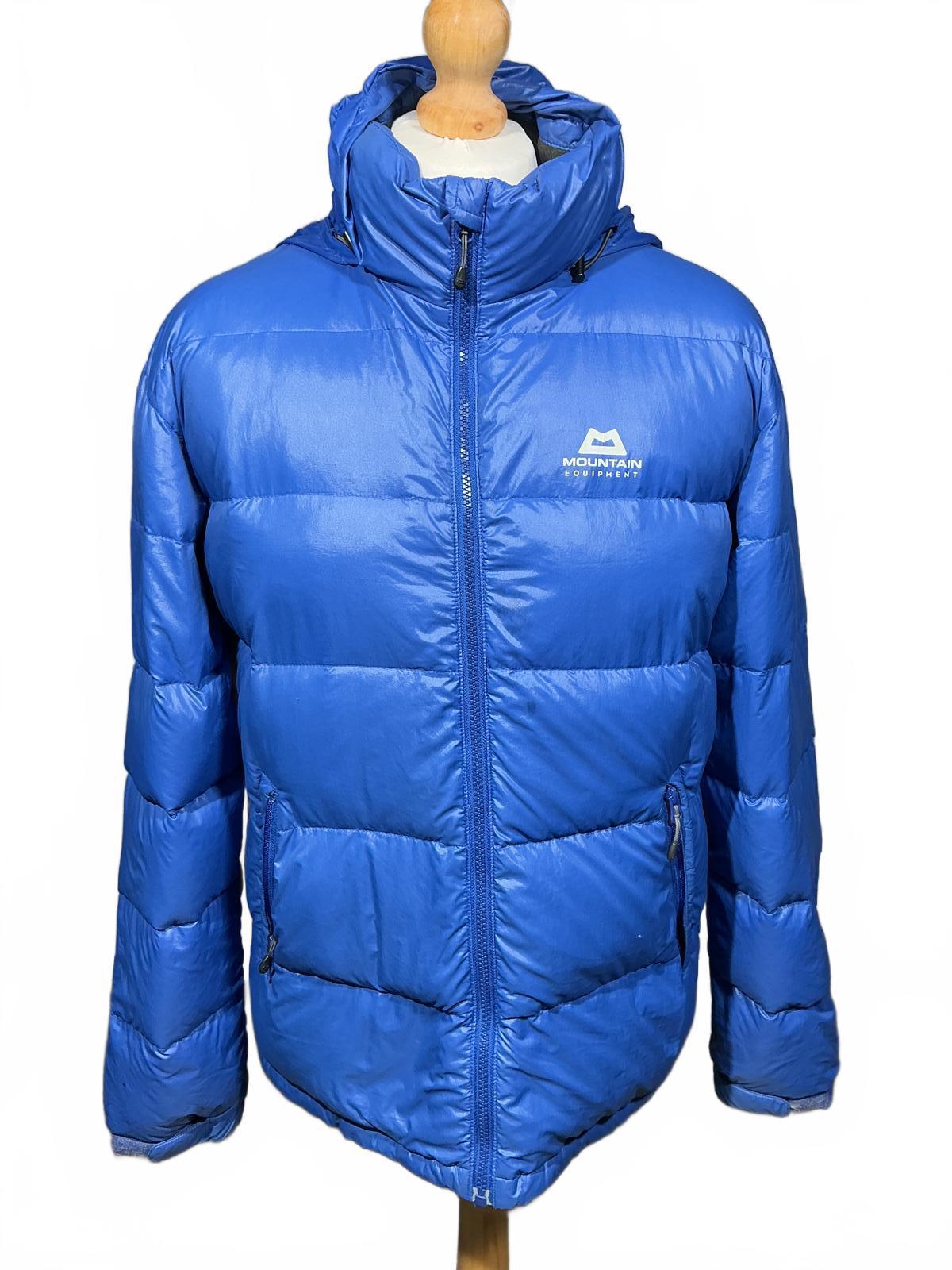 Mountain Equipment Blue Men's Puffer Jacket with Hood