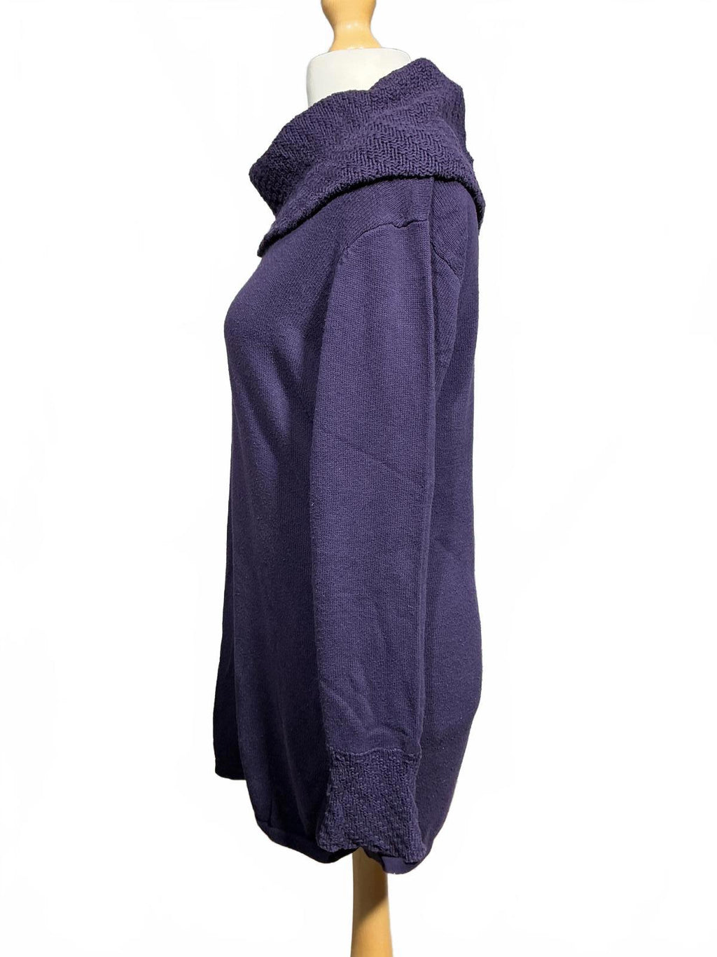 Purple Calvin Klein Women's Cowl Neck Sweater
