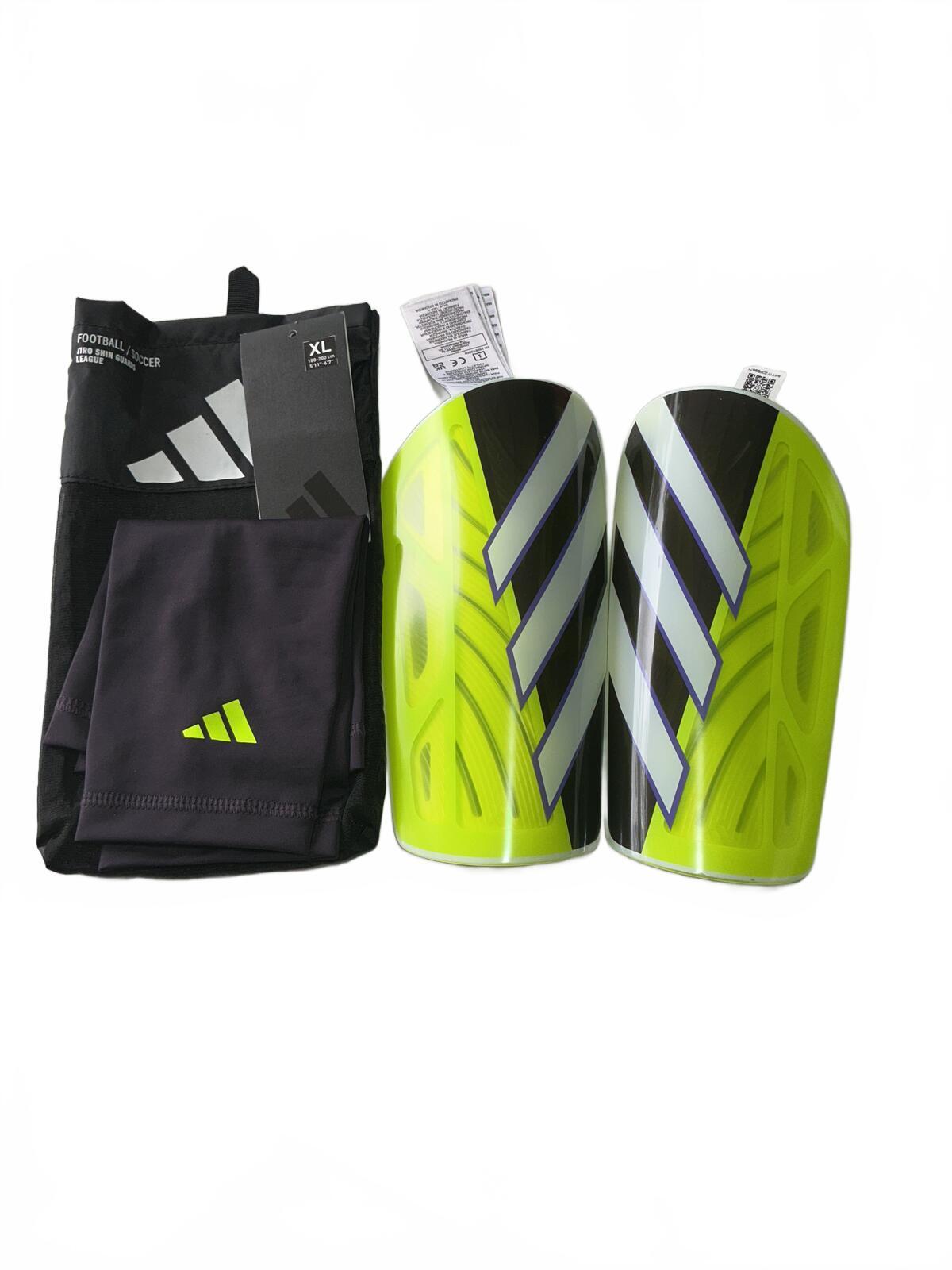 Adidas Tirol League XL Football Shinguard With Sleeves Set Size