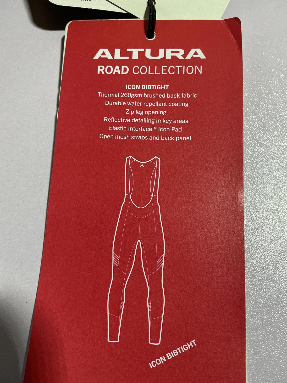Altura Icon Reflective Thermal Cycling Bib Tights Size S