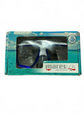 Mares Ray Aquazone Adult Silicone Snorkel Mask Blue and White Size Adult