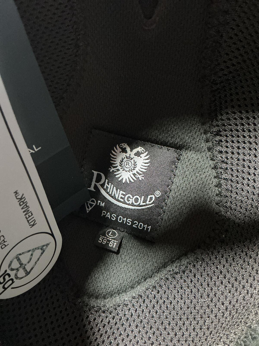 Rhinegold Pro Black Riding Helmet Dial To Fit