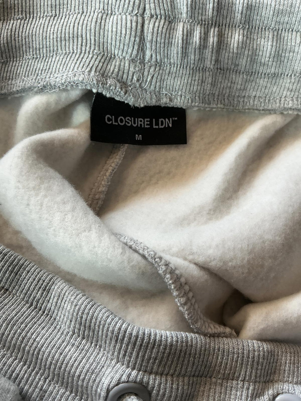 Closure Ldn Regular M Grey Hoodie and Joggers Set Comfortable Casual Loungewear