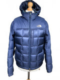 The North Face Men's Navy Blue Summit Series Puffer Jacket with Hood