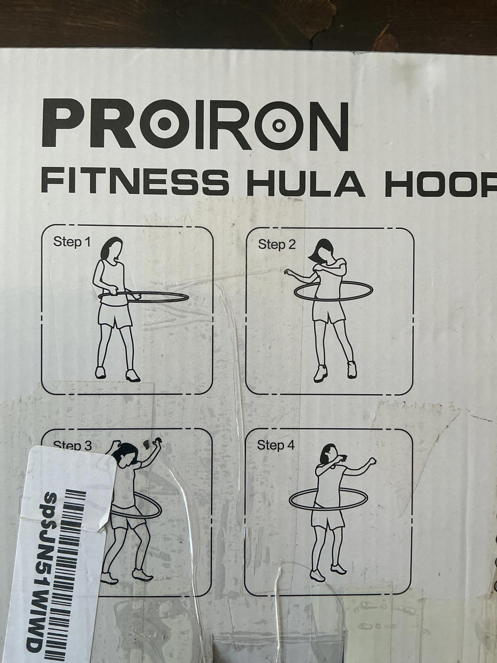Proiron Fitness Hula Hoop Adjustable 100cm Diameter Exercise Hoop