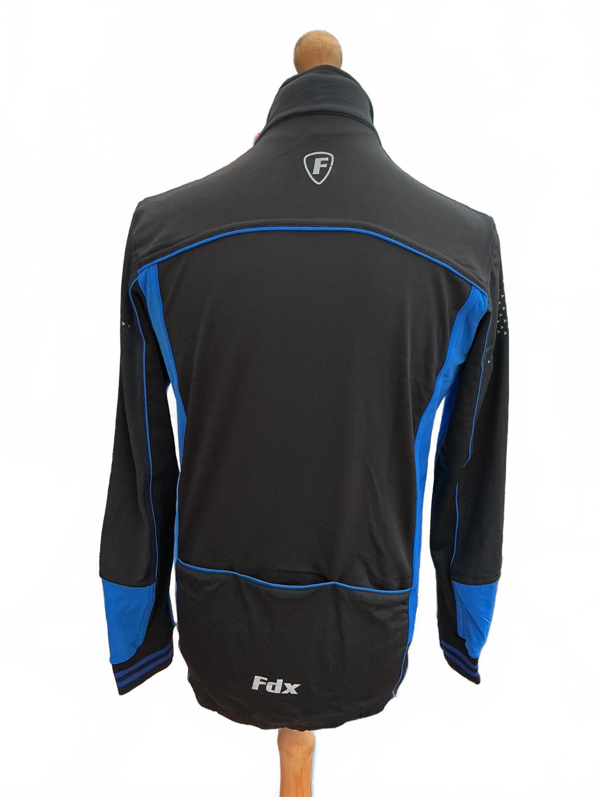 Fdx Black and Blue Cycling Jacket Size Regular Xl