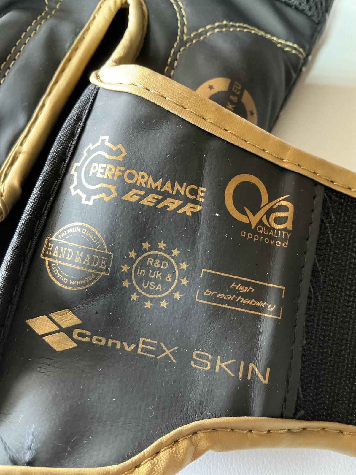 RDX Black and Gold Boxing Gloves with FoamX Tech Size 10oz