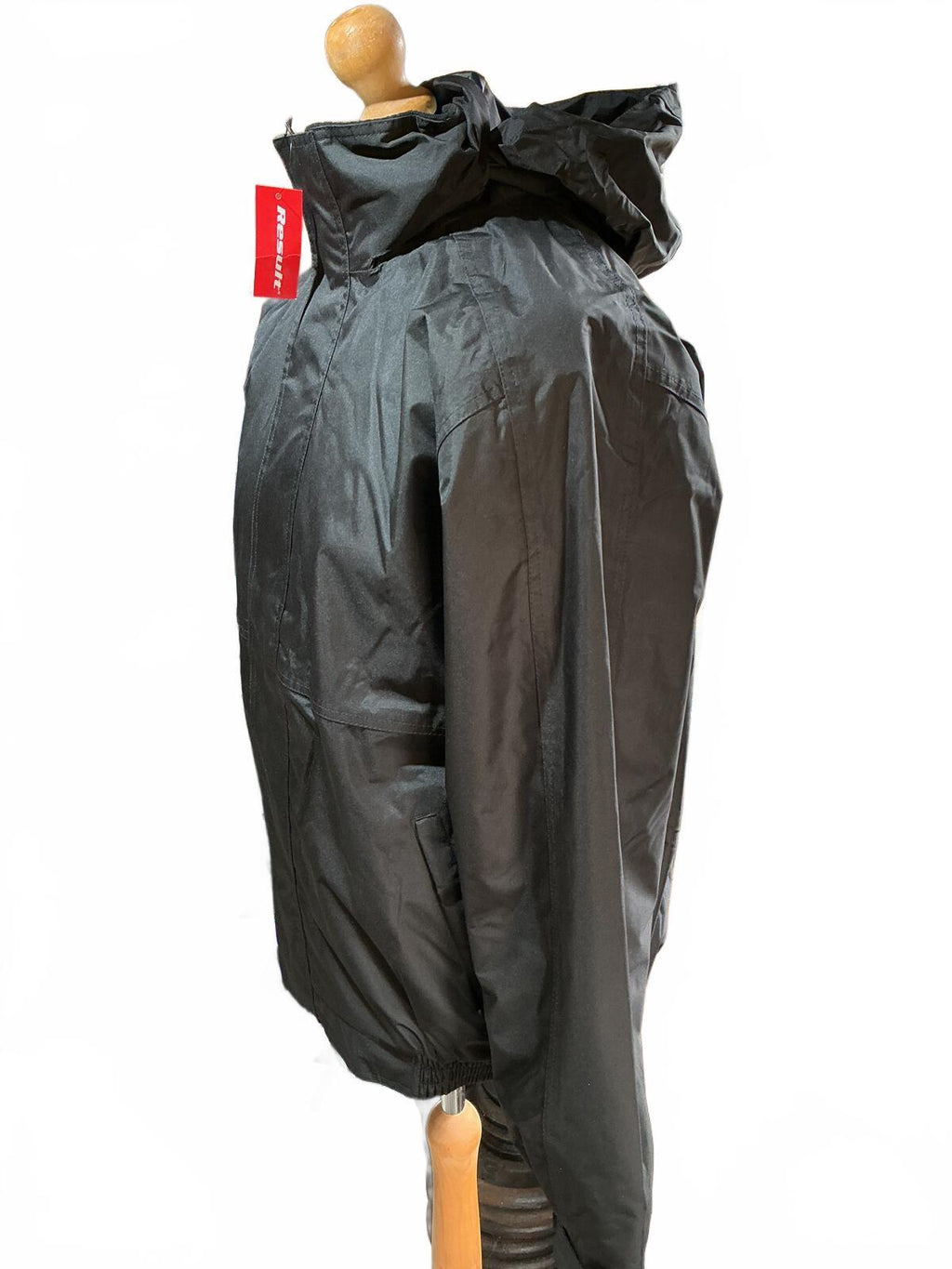 Result Black Waterproof Jacket Size Regular M Stylish Outdoor Workwear Coat