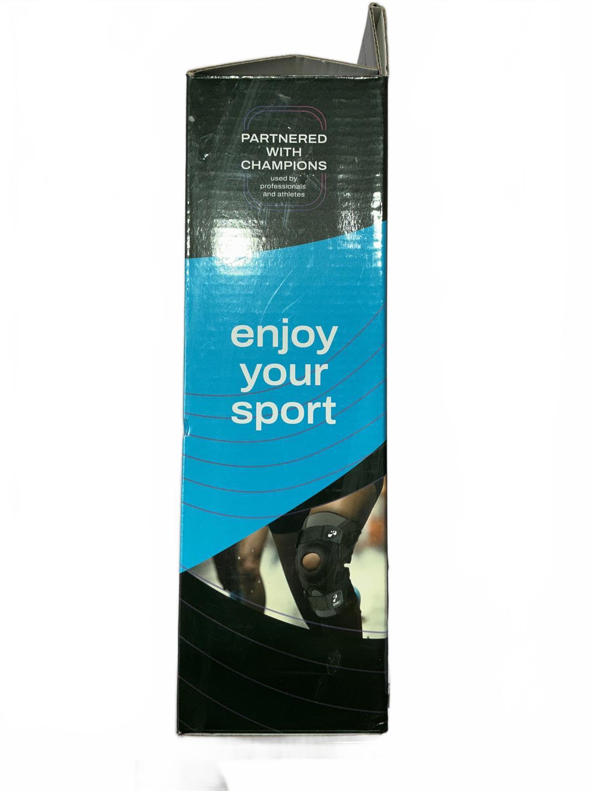 ENMO Knee Brace with Bilateral Hinge Size M for Maximum Protection Support