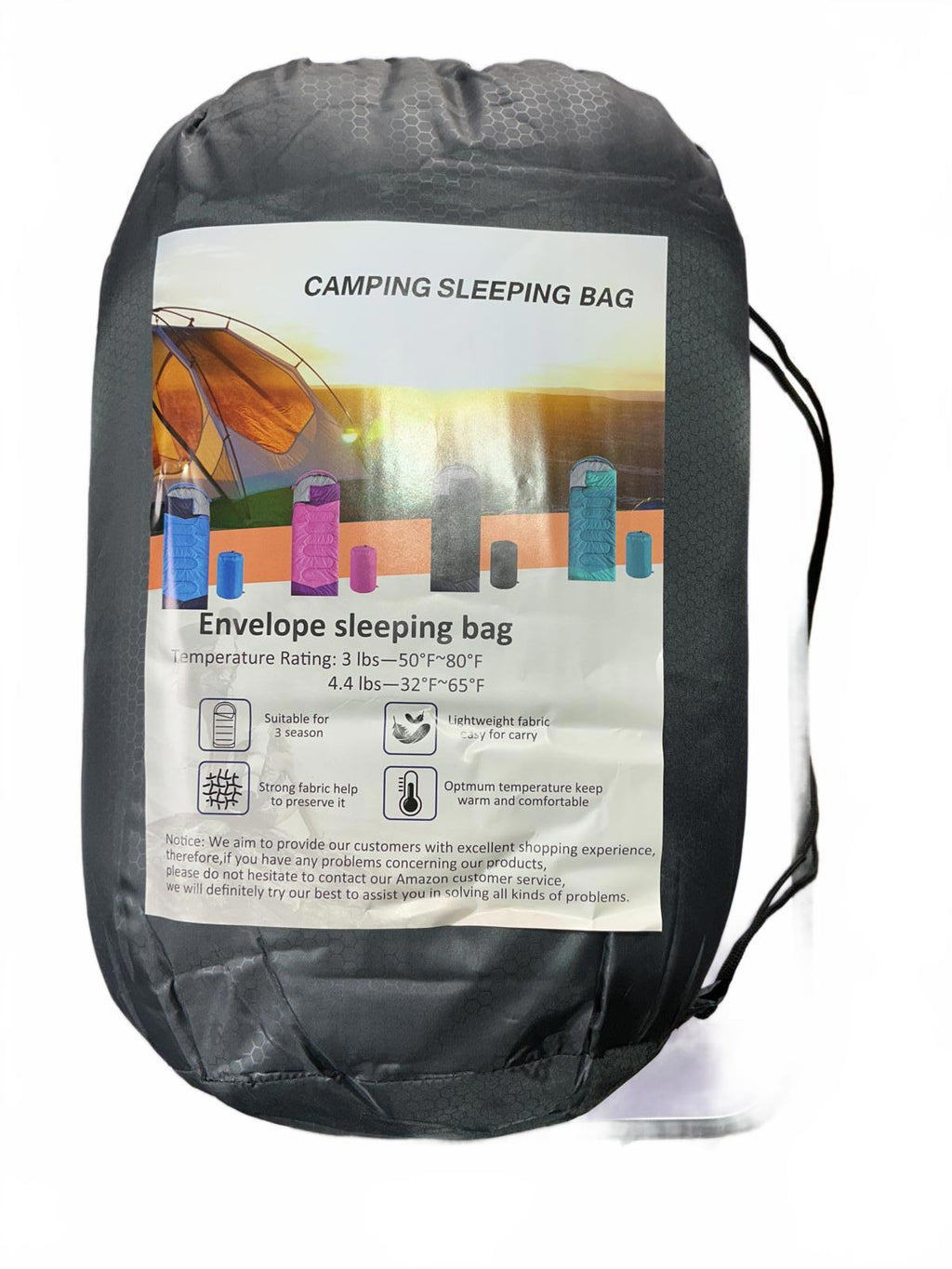 SWTMERRY Camping Sleeping Bag Envelope Style 190x80x30cm Lightweight