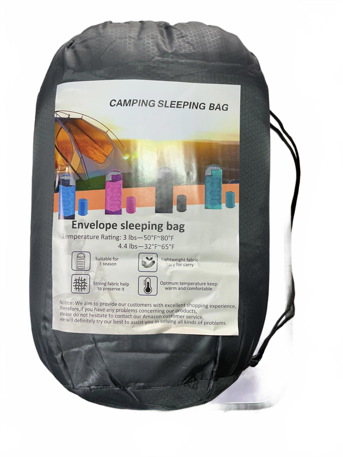 SWTMERRY Camping Sleeping Bag Envelope Style 190x80x30cm Lightweight