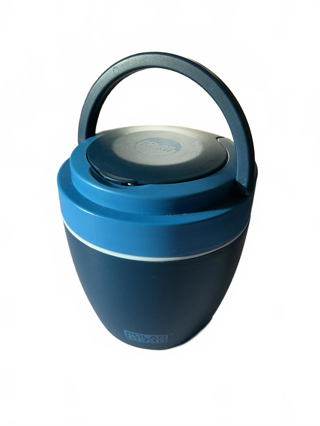 Polar gear Blue and White Portable Food Container with Utensils - Medium Size