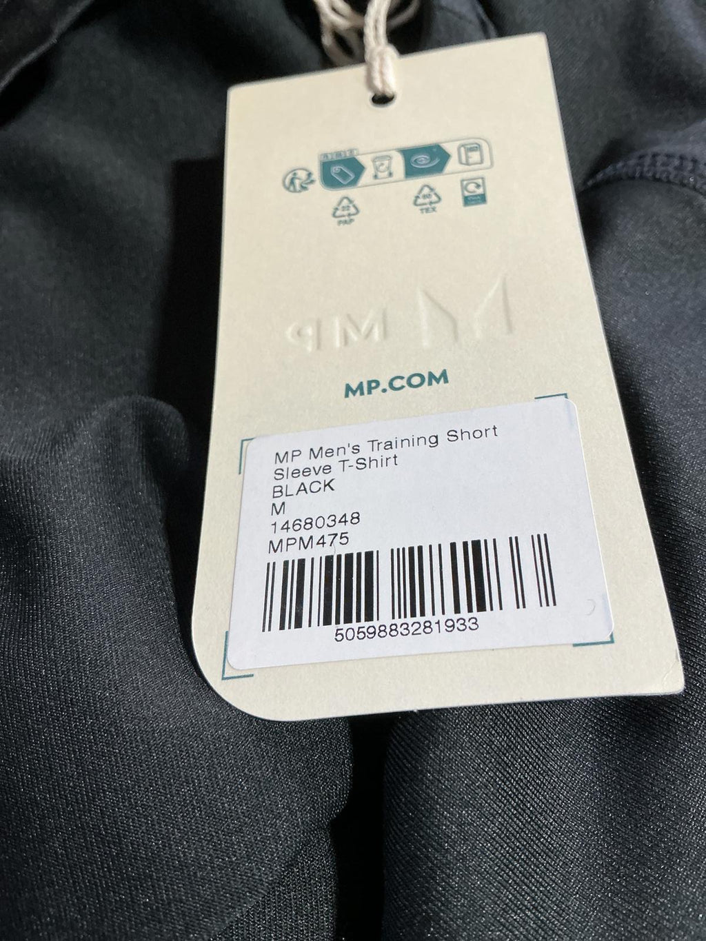 MP My Protein Black Men's Athletic T-Shirt Size Regular M