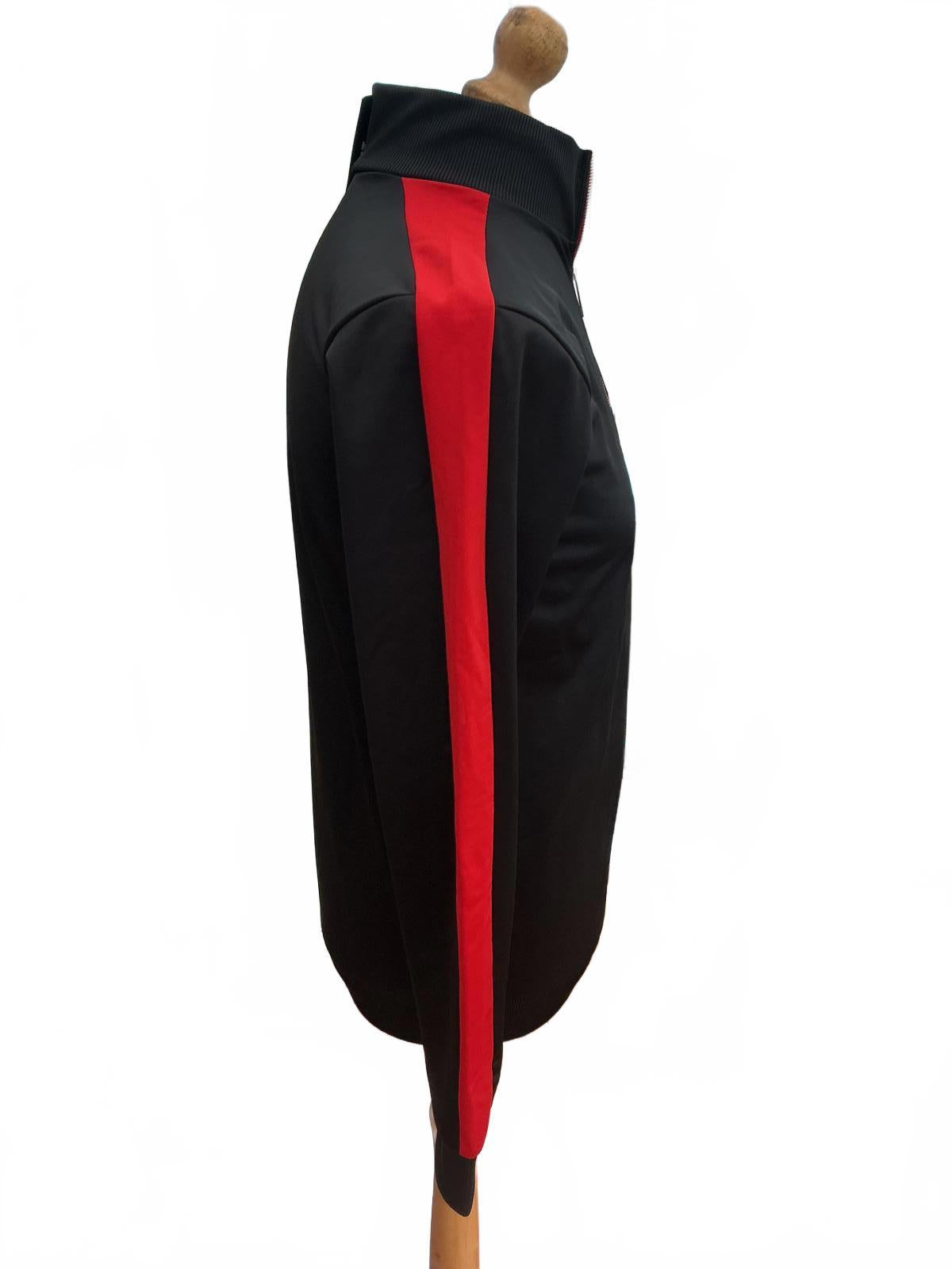 Boohoo man Black and Red Track Suit Set Size Regular Xs