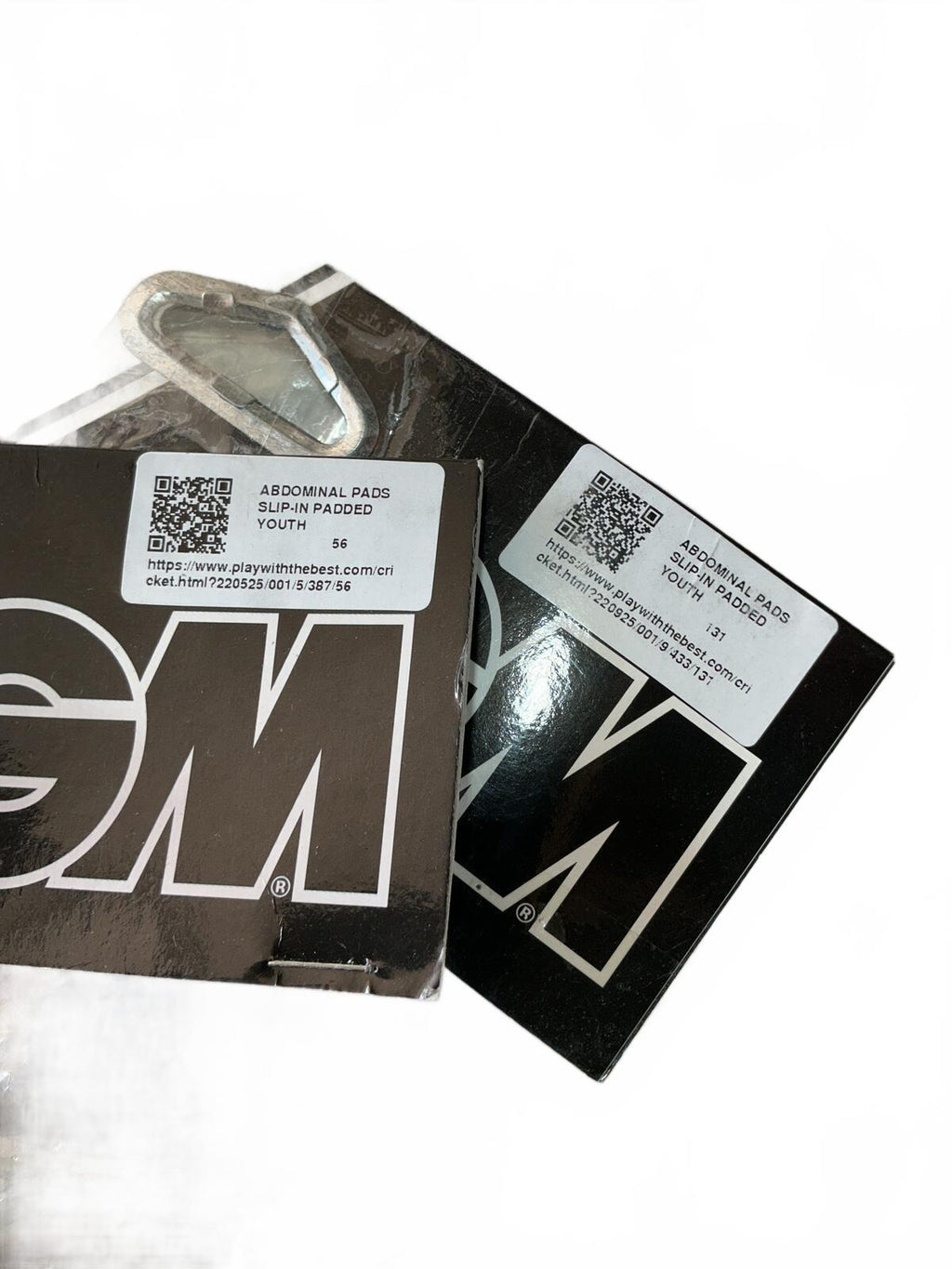 *NEW* 2* GM Youth Abdominal Padded Guards Size Youth White