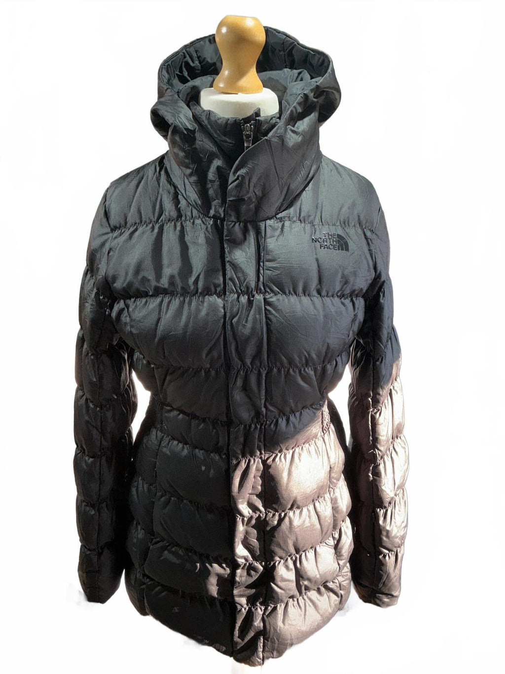 The North Face Women's Down Jacket Ski Skirt Layered Front Small Black