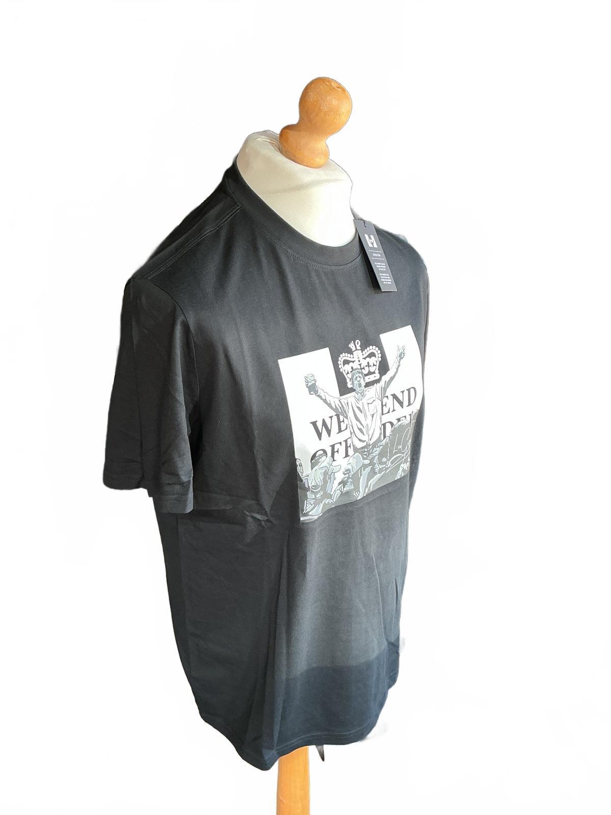 Weekend Offender Black Graphic T-Shirt Medium LG X WO Collection