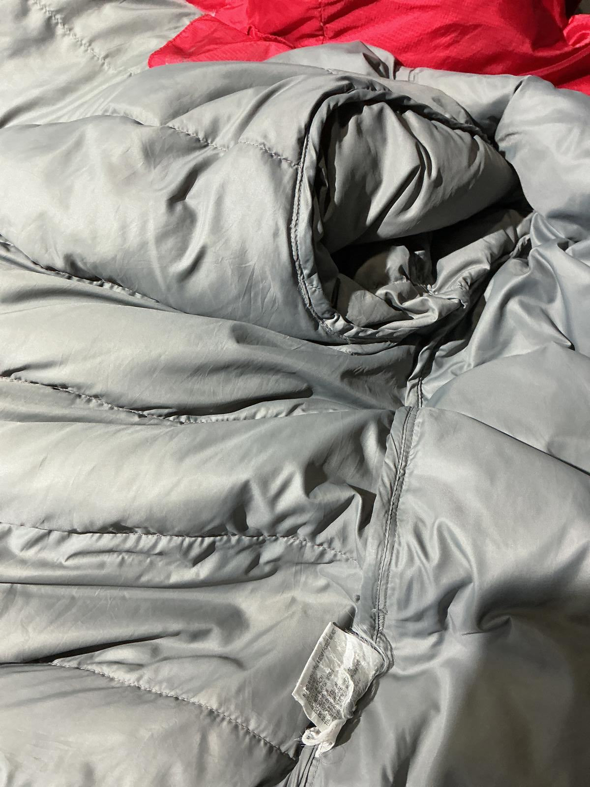 Mountain Equipment Red Insulated Hiking Jacket with Hood