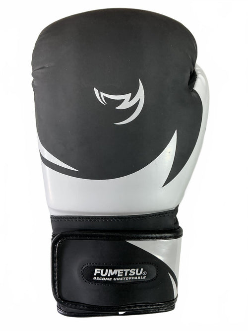 *NEW* Fumetsu Ghost Boxing Gloves 10oz Black/White Training Gloves