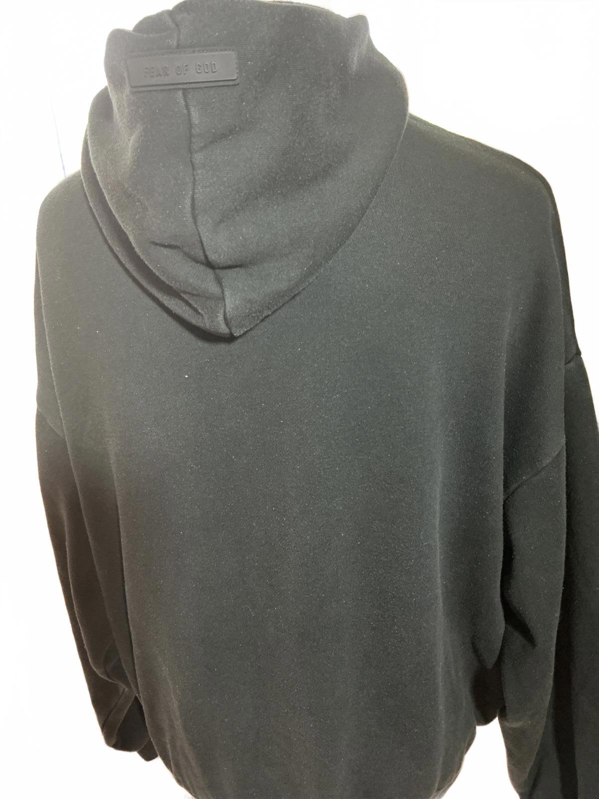 Fear Of God Essentials Black Hoodie Sweatshirt Size Regular M