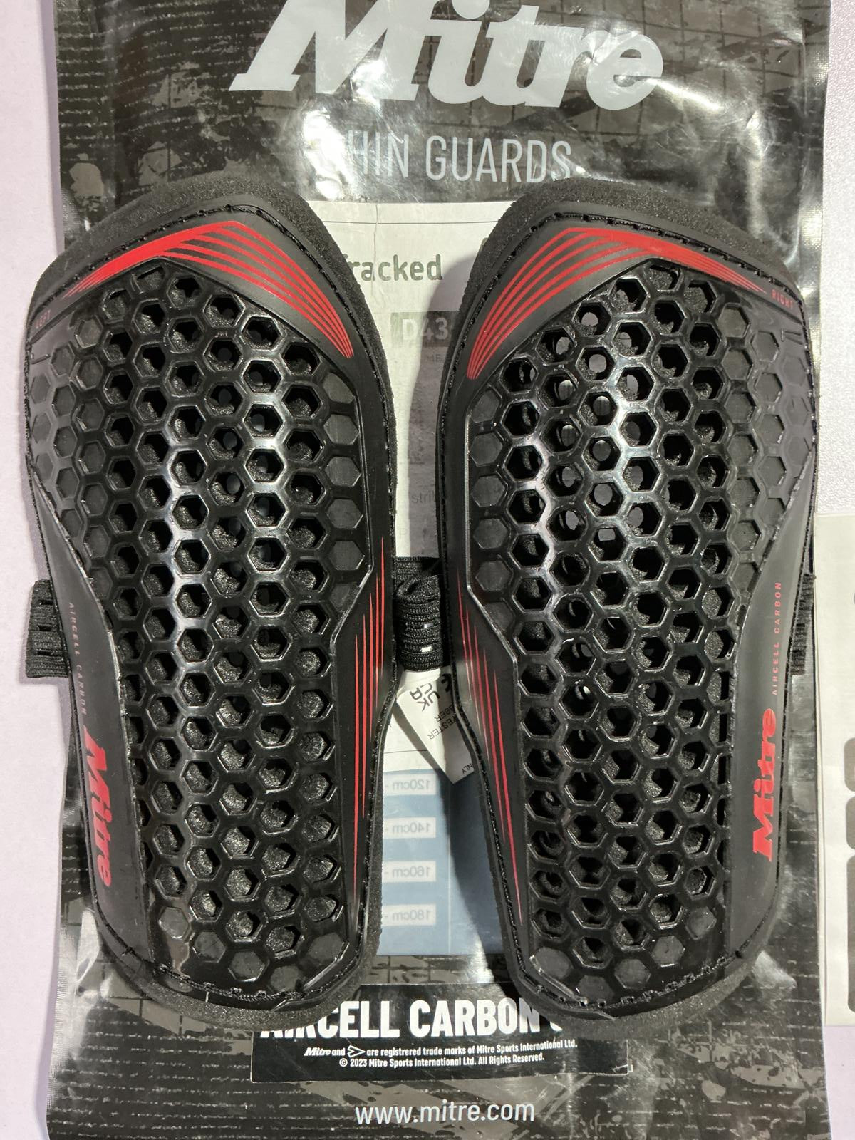 Mitre Medium Shin Guards with Adidas Football SG Studs