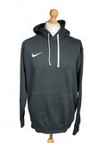Nike Black Hoodie with White Swoosh Logo